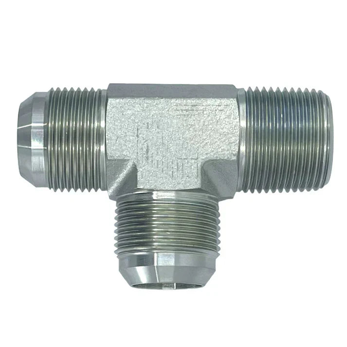 SS-2605-04-04-04 | 04 MJ - 04 MP - 04 MJ Tee, Stainless Steel