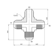 2650-12-12-12-12-FG | 12 MJ - 12 MJ - 12 MJ - 12 MJ Cross Forged, Carbon Steel