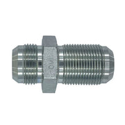 2700-LN-16-12 | 16 MJ - 12 MJ Bulkhead Straight w/ Lock Nut, Carbon Steel