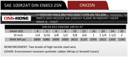 2SN-20 | 1-1/4" 2SN Braided Hydraulic Hose, 1815 Max WP PSI