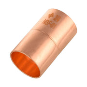 3/4" Copper Coupling With Rolled Stop