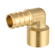 30 Pcs PEX-B Crimp 1/2" PEX x 1/2" Female Copper Sweat Elbow (Lead Free)