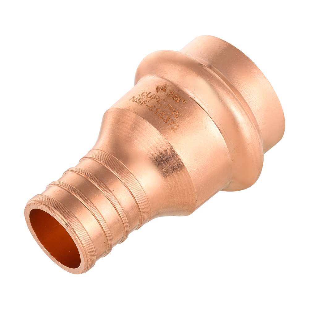 30 Pcs 3/4" Press Copper x 3/4" PEX Crimp Adapter (Lead Free)