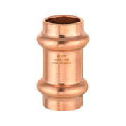 1/2" Press Copper Coupling w/Stop (Lead Free)