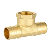 PEX-B Crimp Female Tee 3/4" PEX x 3/4" PEX x 1/2" FIP (Lead Free)