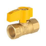 10 Pcs 1/2" FNPT Gas Valve, Yellow
