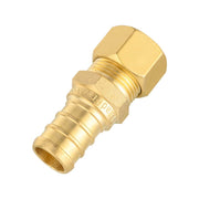 PEX-B Crimp 1/2" PEX x 3/8" OD Compression Straight Adapter (Lead Free)