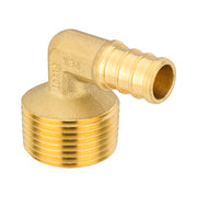 30 Pcs PEX-B Crimp 3/4" PEX x 1/2" Male Threaded Elbow (Lead Free)