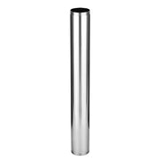 1-1/2" x 12" Double End Threaded Extension Tailpiece, 20GA, Chrome Plated Brass
