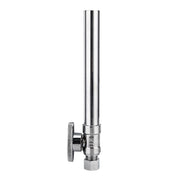 10 Pcs 1/2" Sweat x 3/8" OD Compr. Straight Stop Valve, w/5" Straight Extension, 1/4-Turn (Lead Free)