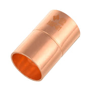 1/2" Copper Coupling With Rolled Stop