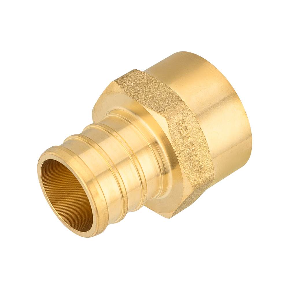 PEX-B Crimp 1" PEX x 3/4" Female Threaded Adapter (Lead Free)
