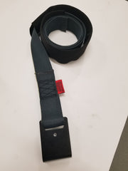 2" x 6 Ft Black Aramid Fiber Web Strap w/ Flat Hook | S206FH-KEV