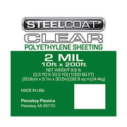 2 MIL Clear Plastic Sheeting - 10' x 100'