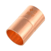 Pro 50 Pack 1/2" Copper Coupling With Rolled Stop
