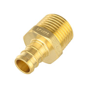 30 Pcs PEX-B Crimp 1/2" PEX x 3/4" Male Threaded Adapter (Lead Free)