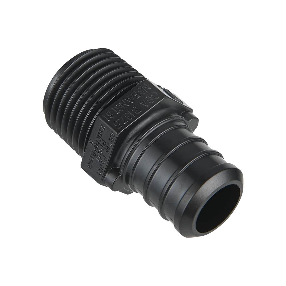 PEX-B Crimp 3/4" x 1/2" Male Adapter