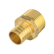 30 Pcs PEX-B Crimp 1" PEX x 1" NPT Male Threaded Adapter (Lead Free)