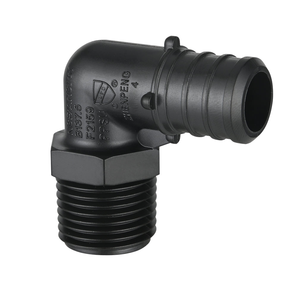 PEX-B Crimp 1/2" x 1/2" Male PPSU Elbow