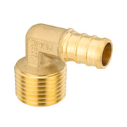 30 Pcs PEX-B Crimp 3/4" PEX x 3/4" Male Threaded Elbow (Lead Free)