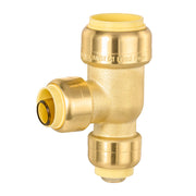 3/4" x 1/2" x 1/2" Push Fit Tee