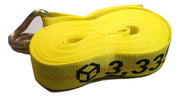2" x 27 Ft. Flatbed Ratchet Strap w/ Wire Hooks | R27W