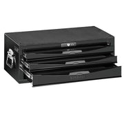Teng Tools 3 Drawer 26 Inch Wide Black Portable Steel Lockable Middle Tool Box - TC803NBK