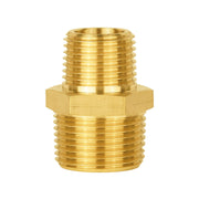30 Pcs 3/4" X 1/2" Male NPT Brass Hex Connector