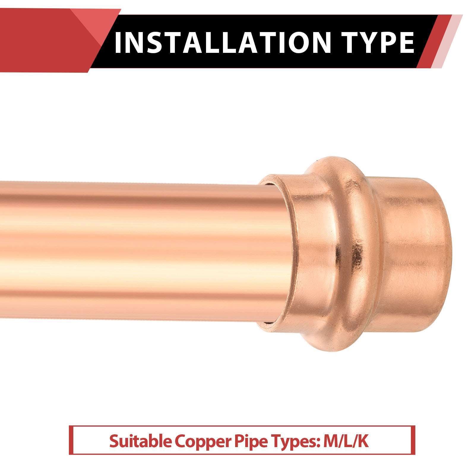 3/4" Copper Press Cap (Lead Free)
