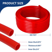 3/4" 300ft PEX-A Pipe (Red & Cutter)
