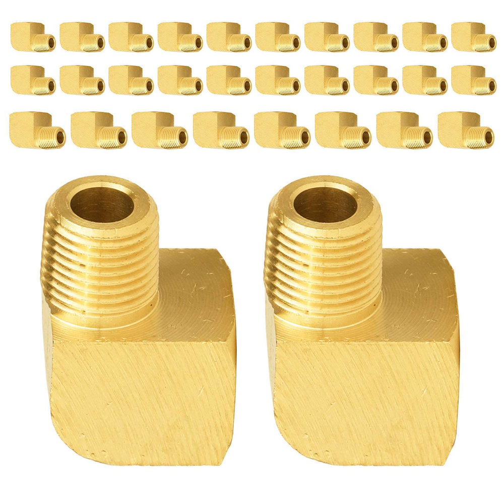 30 Pcs Extruded 1/8" MNPT X FNPT Elbow