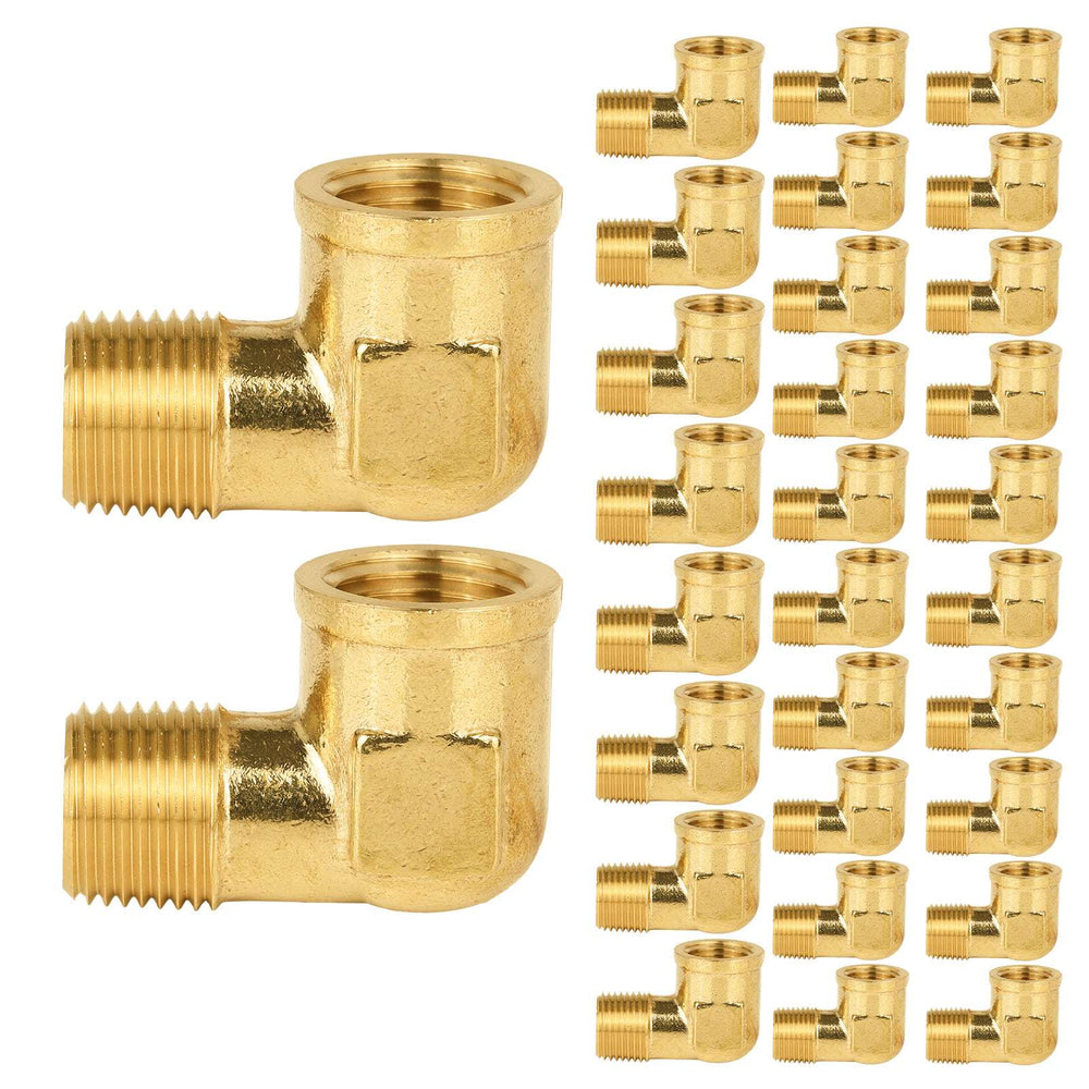 30 Pcs 1/2" MNPT X FNPT Elbow