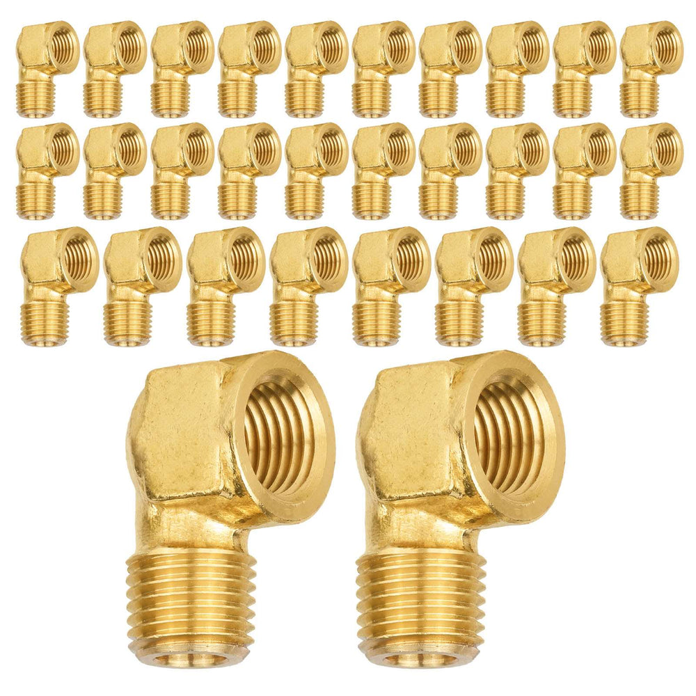30 Pcs 1/4" MNPT X FNPT Elbow