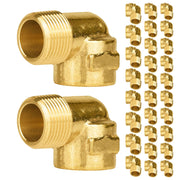 30 Pcs 3/4" MNPT X FNPT Elbow