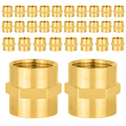 30 Pcs 3/4" Female NPT Brass Hex Connector