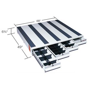 ITEMIZER Van Drawer Unit, Lateral, 49in x 48in x 6.75in - 318-3 product image