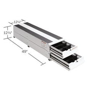 ITEMIZER Van Drawer Unit, Stacked, 49in x 12.25in x 12.25in - 326-3 product image