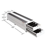 ITEMIZER Van Drawer Unit, Stacked, 49in x 12.25in x 12.25in - 326-3 product image