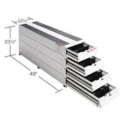 ITEMIZER Van Drawer Unit, Stacked, 49in x 12.25in x 23.5in - 328-3 product image