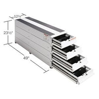 ITEMIZER Van Drawer Unit, Stacked, 49in x 12.25in x 23.5in - 328-3 product image