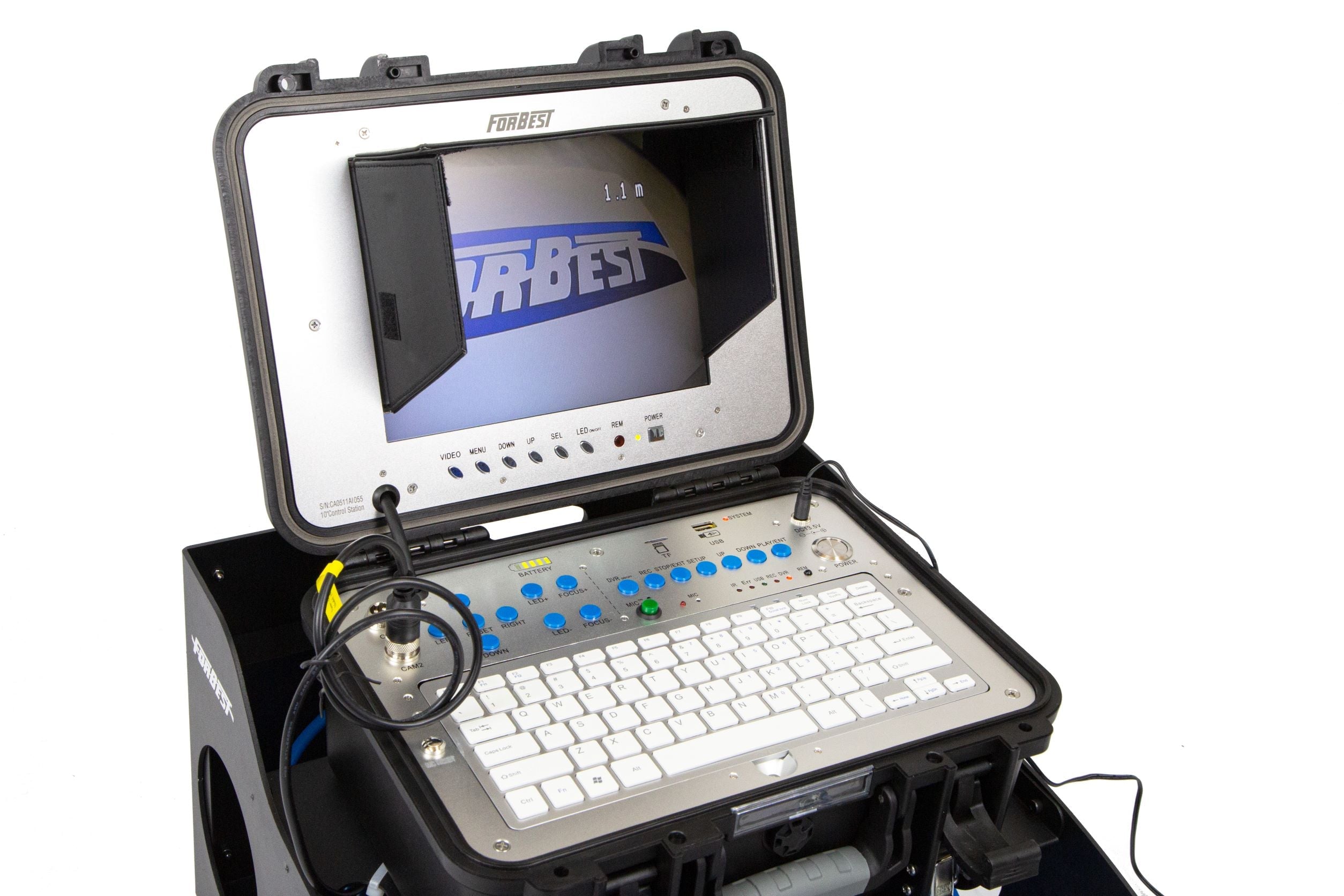Series Portable Pipeline Inspection Camera With Catch Base Reel & 130 Ft. Cable