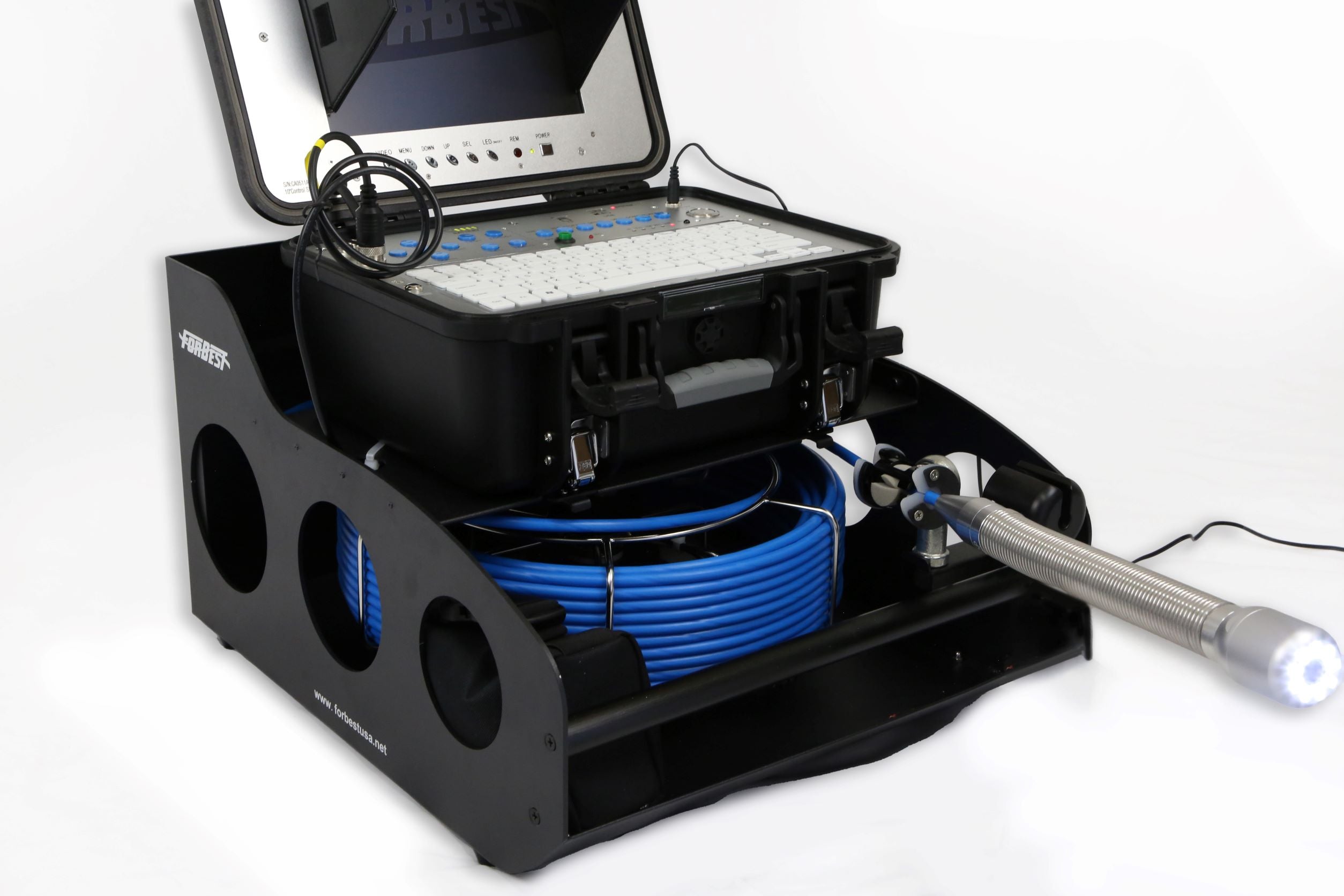 Series Portable Pipeline Inspection Camera With Catch Base Reel & 130 Ft. Cable