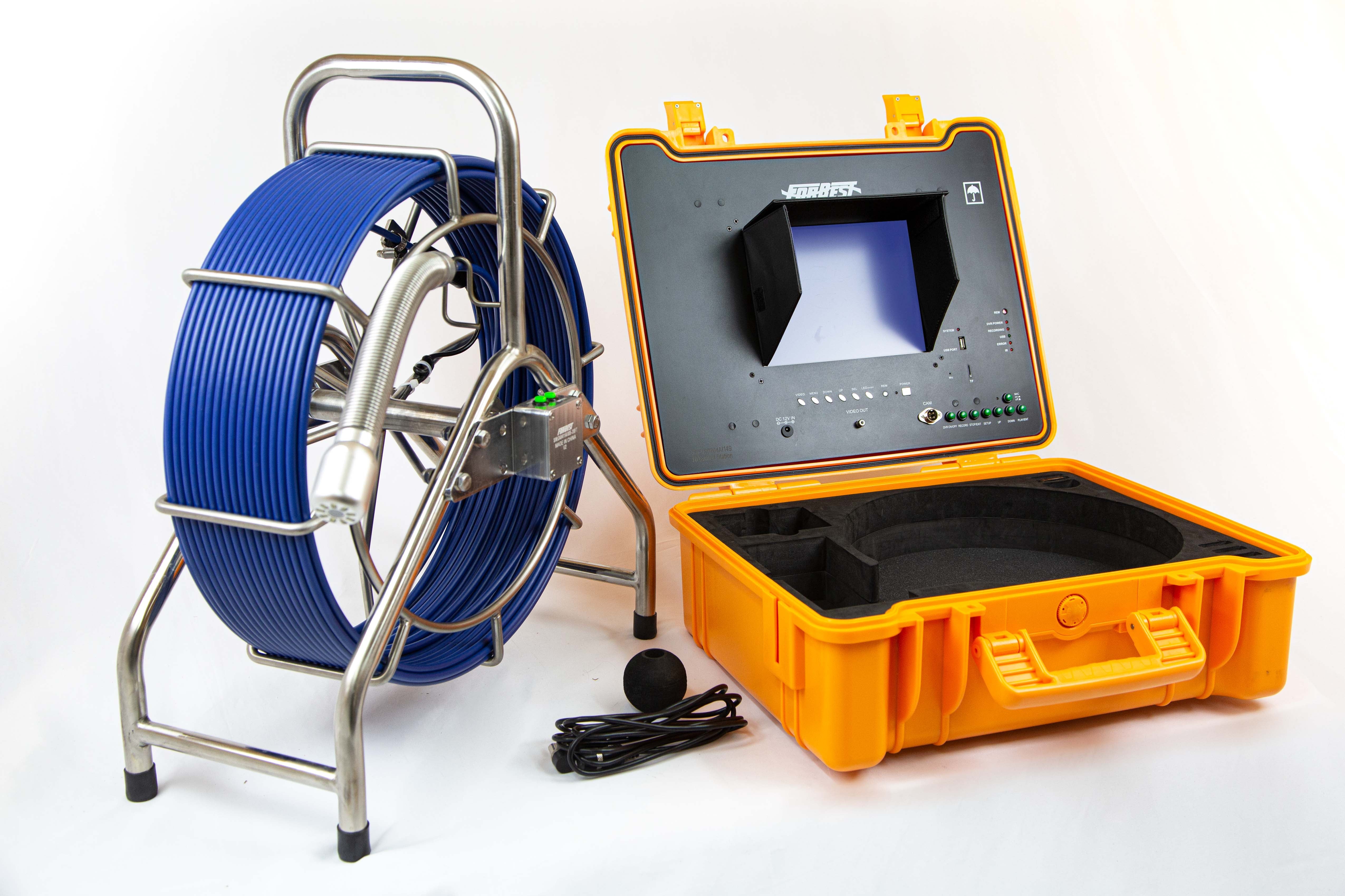 Mid Range 3388Mt Sewer Camera With 200Ft Cable And Footage Counter