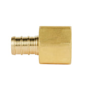 PEX-B Crimp 3/4" PEX x 3/4" Female NPT Brass Swivel Adapter (Lead Free)
