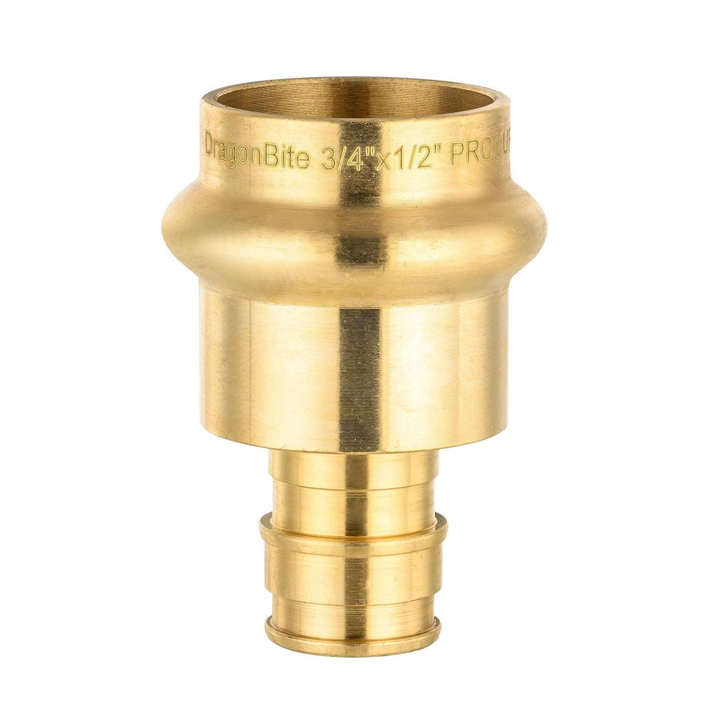 3/4" Press x 1/2" PEX Expansion Brass Adapter (Lead Free)