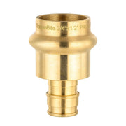 30 Pcs 3/4" Press x 1/2" PEX Expansion Brass Adapter (Lead Free)
