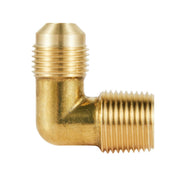 30 Pcs 3/8" Flare x 3/8" MNPT 90° Elbow