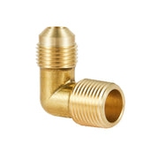 30 Pcs 3/8" Flare x 3/8" MNPT 90° Elbow