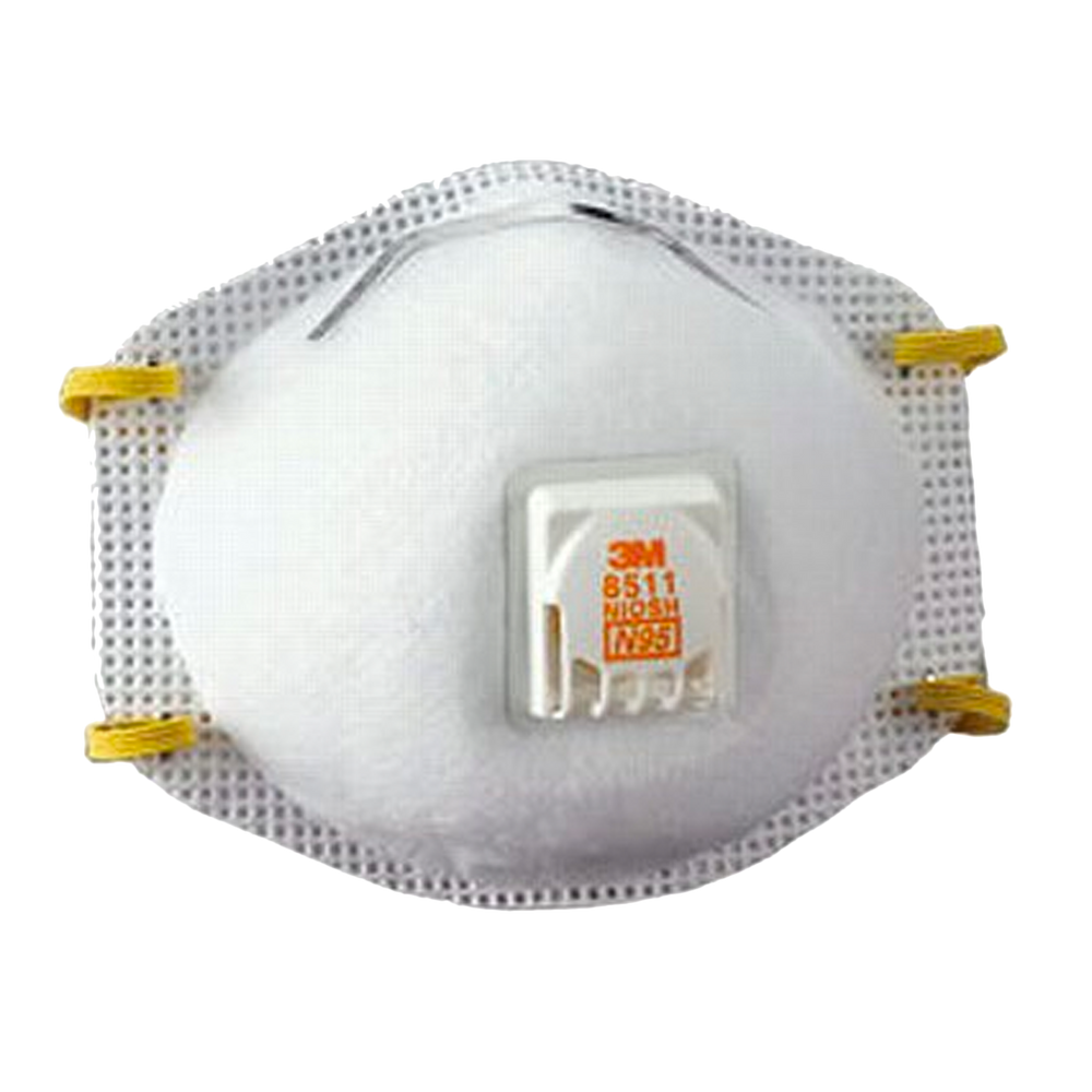 3M N95 Particle Respirator (10 Pack) 3M-7000002056