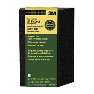 3M™ 4-7/8" x 2-7/8" Medium-Grit Angled Sanding Sponge
